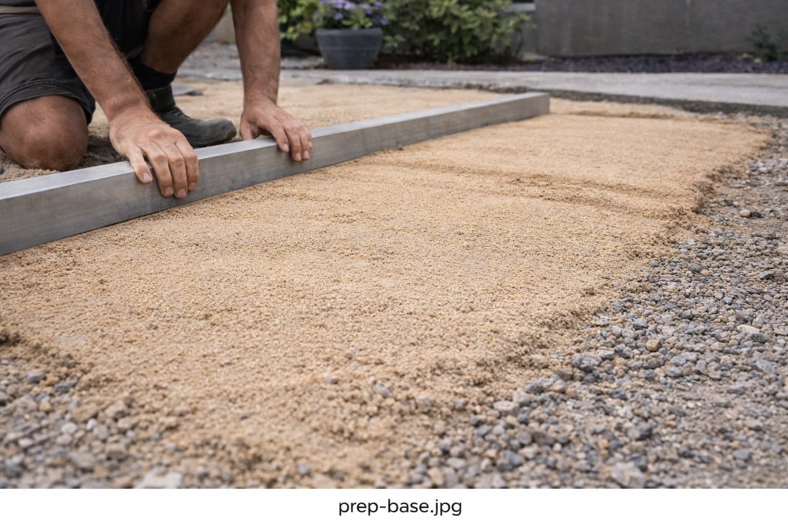 Surface leveling process by Golden Level