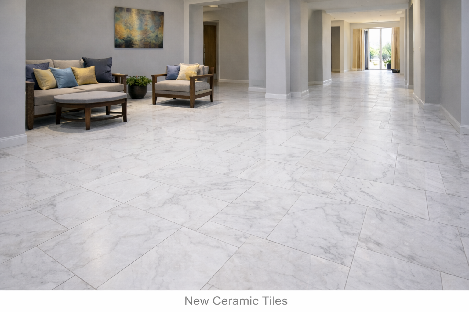 Tile flooring by Golden Level